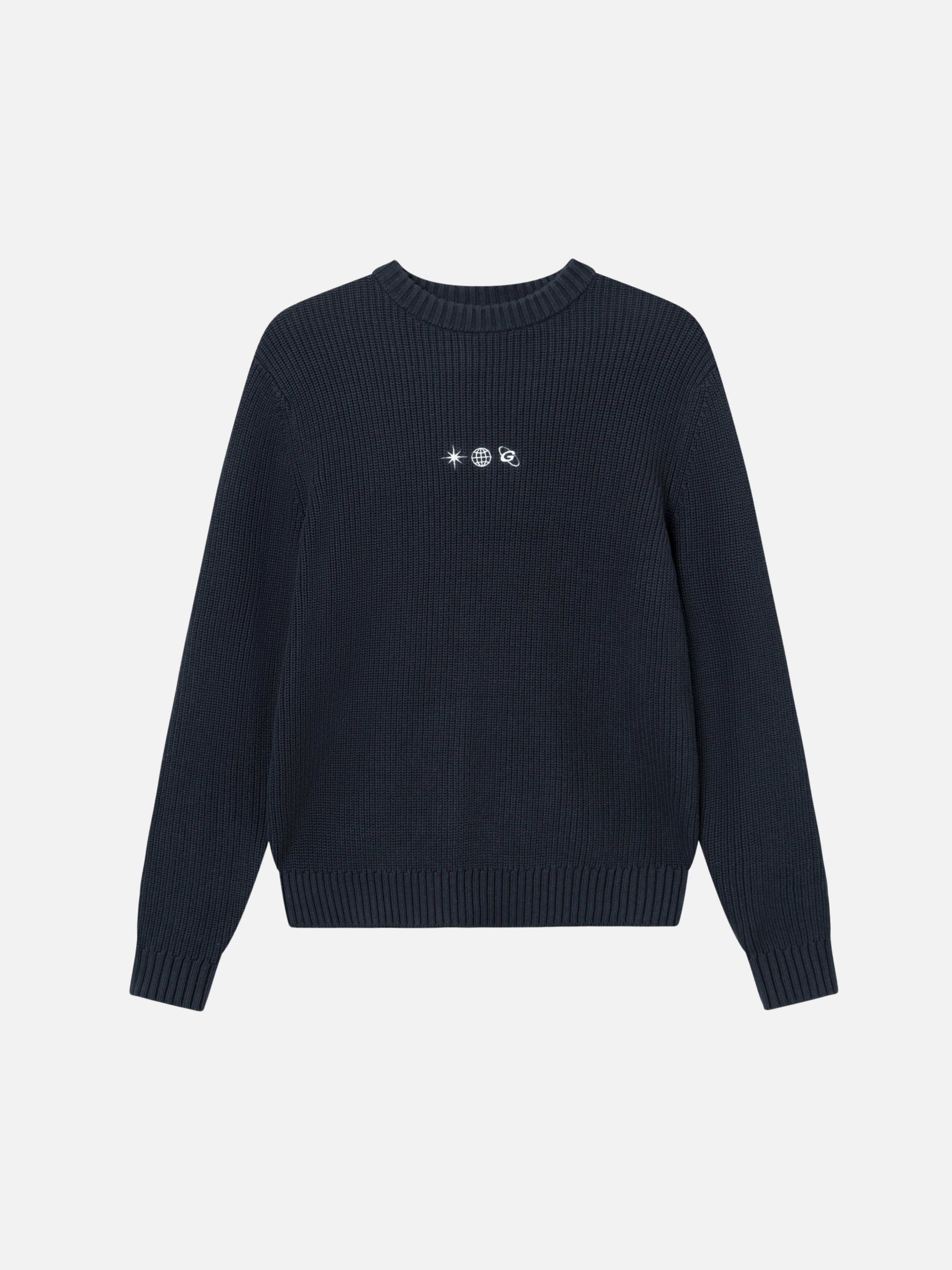Icons Sweater Navy (Globe club campaign)