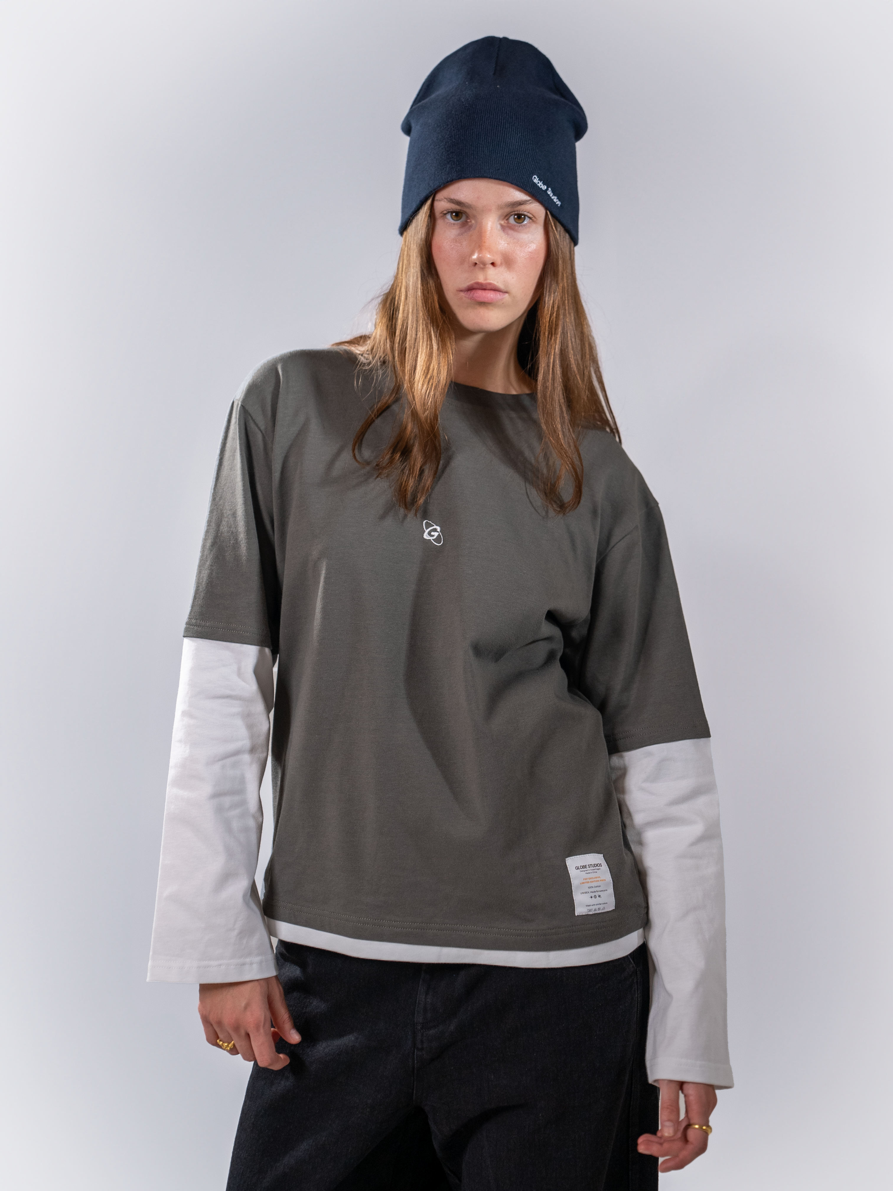 Double layer long-sleeve