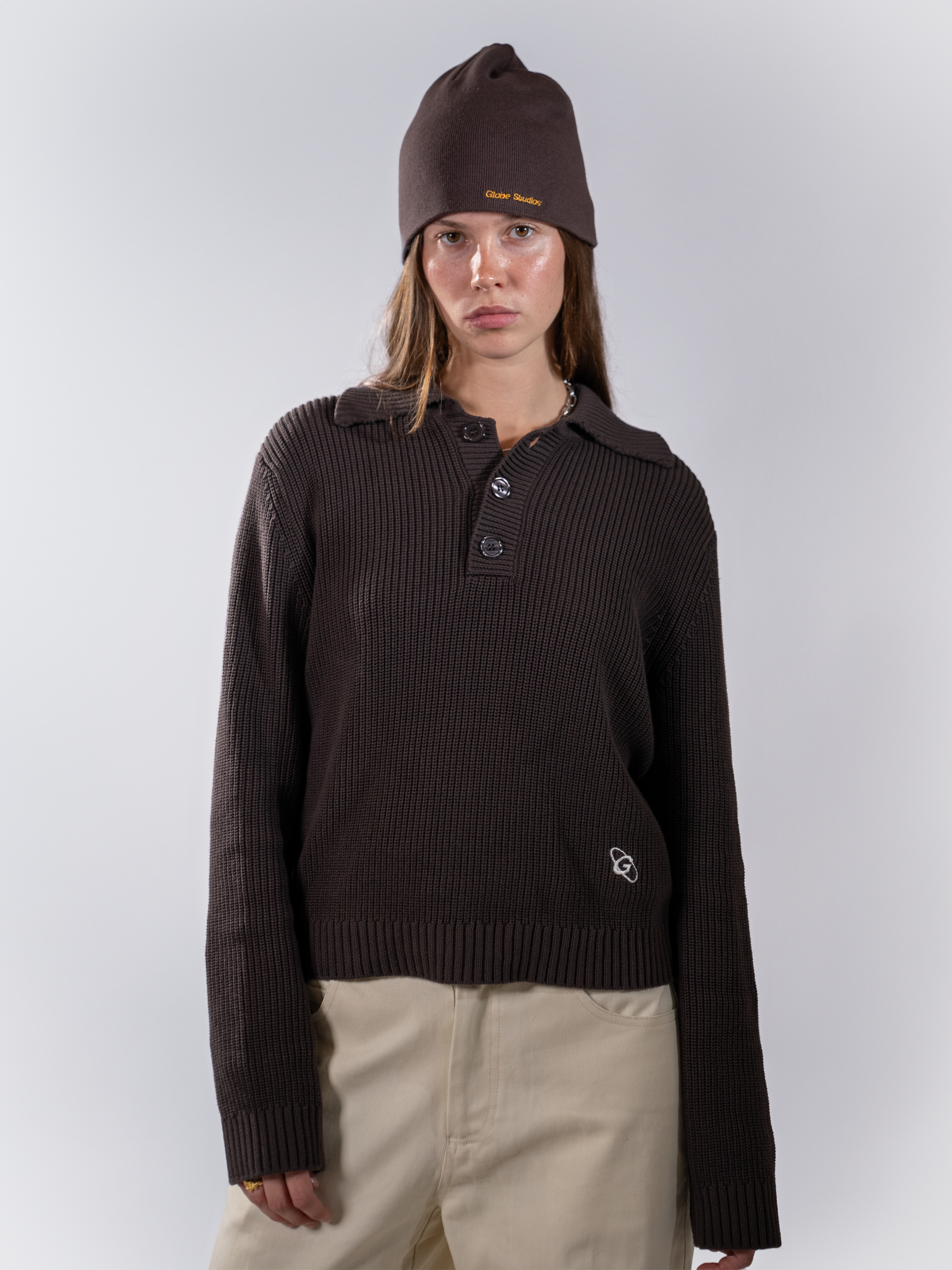 Knitted Polo Shirt