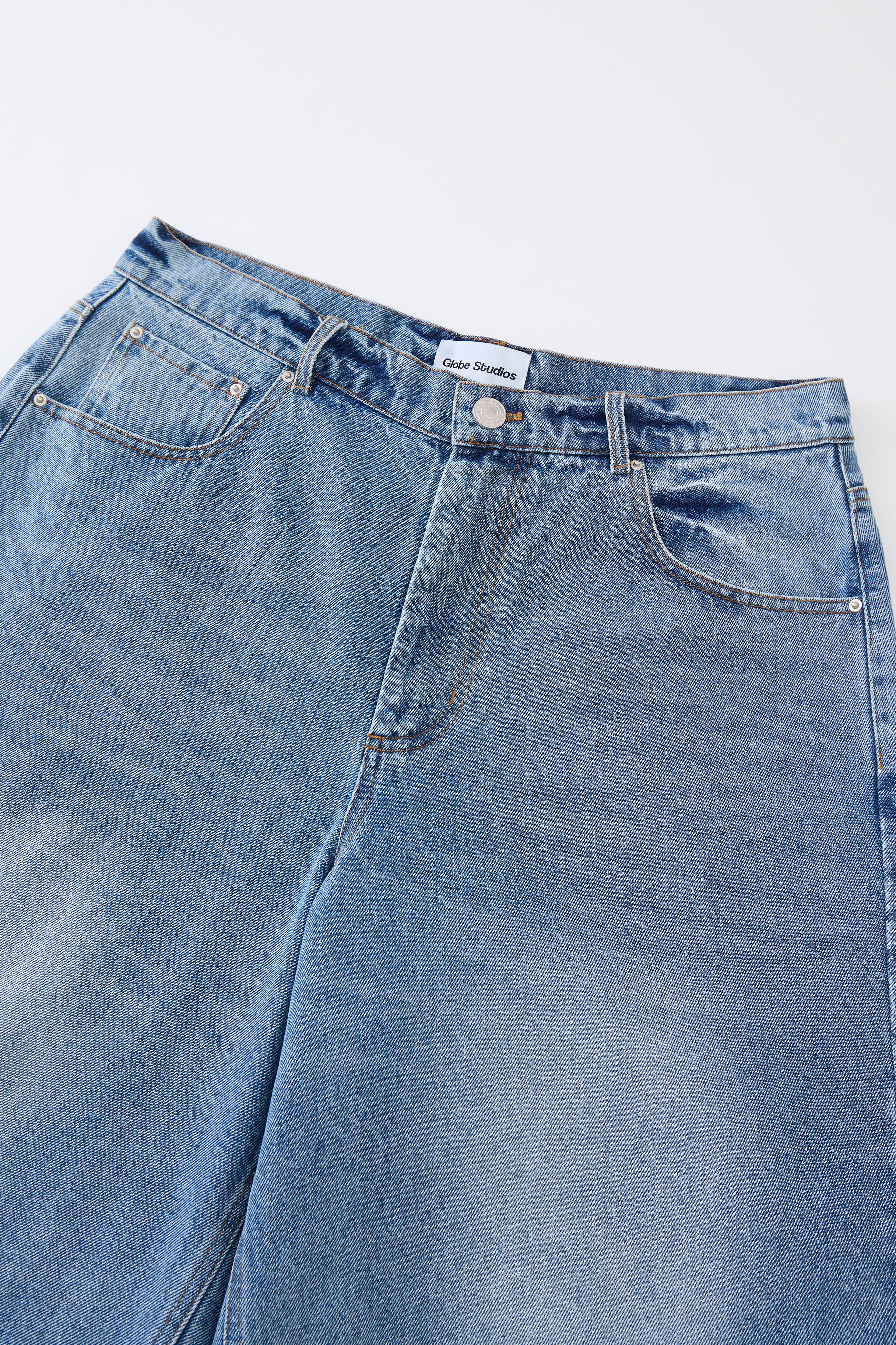 Light Blue Denim Shorts