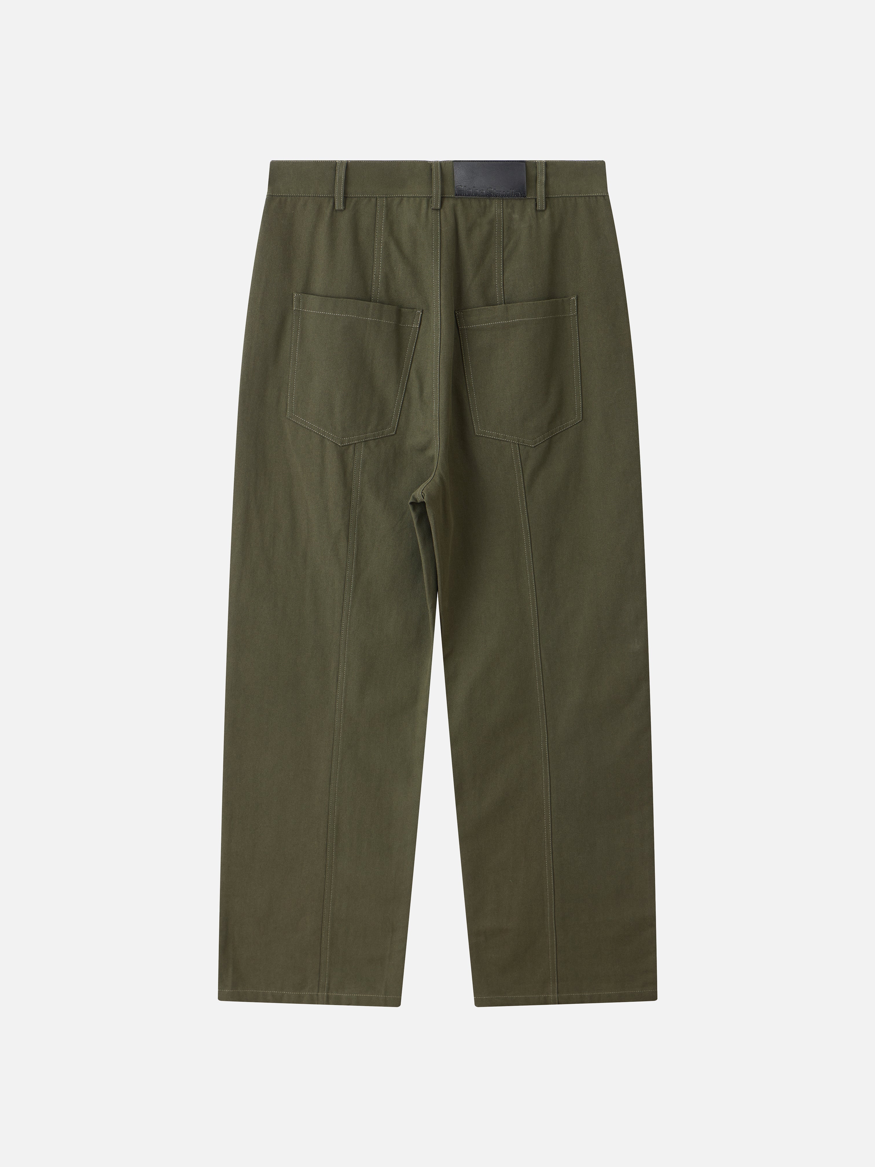 Canvas Baggy Pants