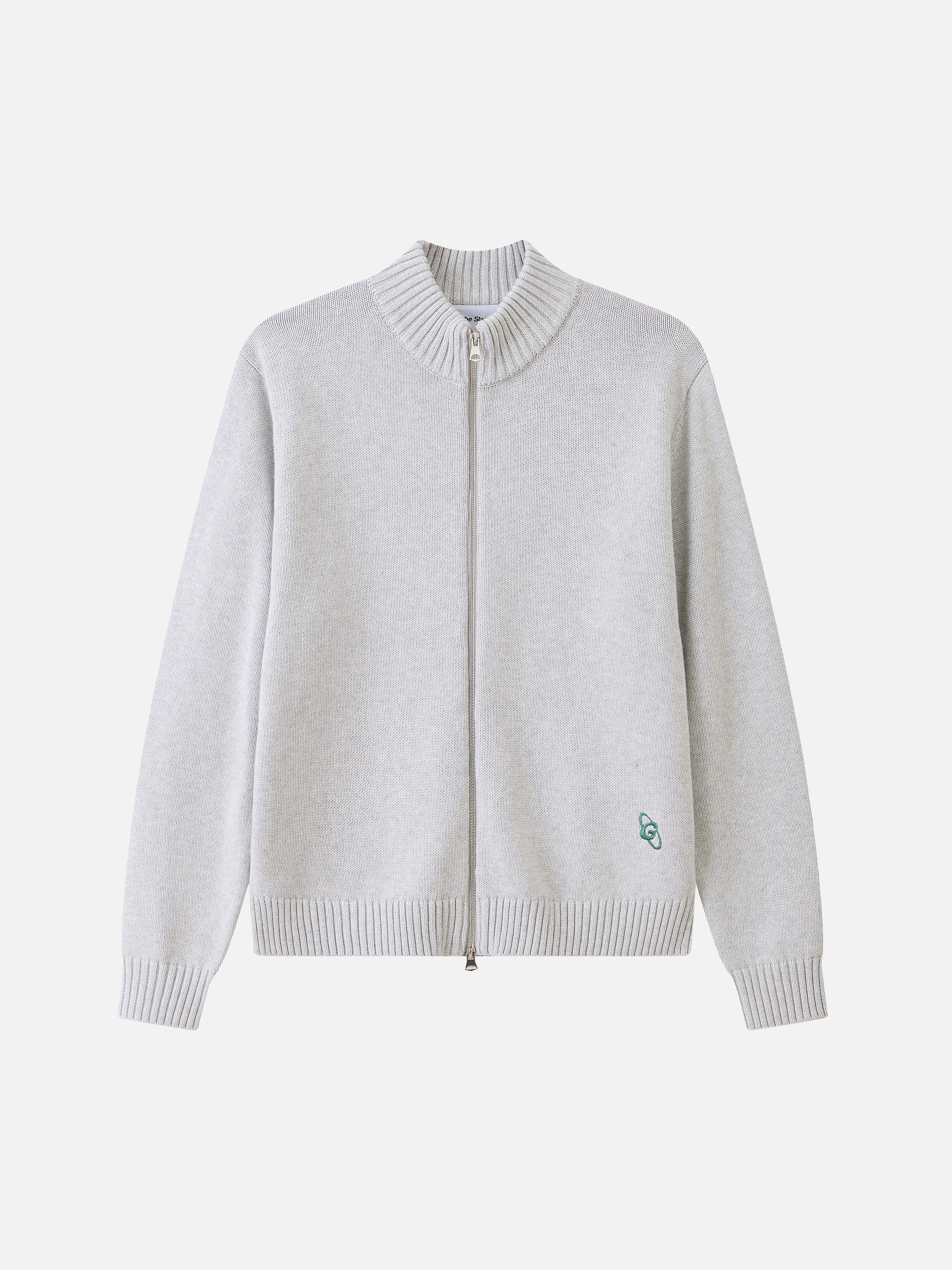 Logo Zip Knit