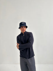 CP X GLOBE Star Zip Knit