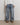 Checkered Detail Jeans